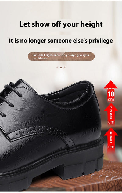 Zapatos de Cuero para Hombre con Plataforma Elevadora 10cm - Estilo Ejecutivo - Image 21