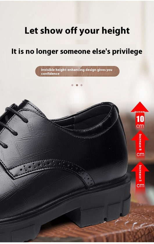 Zapatos de Cuero para Hombre con Plataforma Elevadora 10cm - Estilo Ejecutivo - Image 21