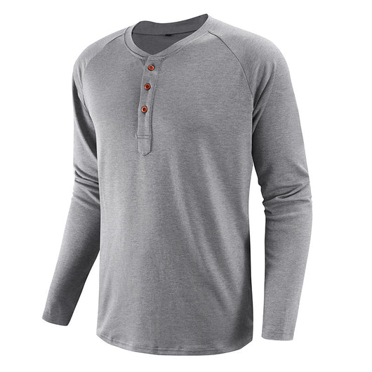 Camiseta Henley Grande para Hombre - Comodidad y Estilo - Image 20