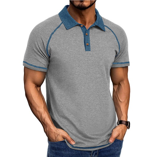 Polo Clásico de Manga Corta para Hombre - Camiseta Bottoming - Image 38