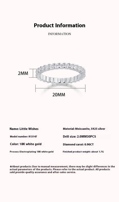 Anillo de Moissanita Plata 925 para Mujer - Image 14