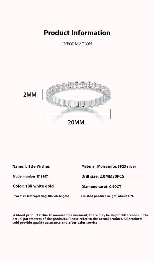 Anillo de Moissanita Plata 925 para Mujer - Image 14