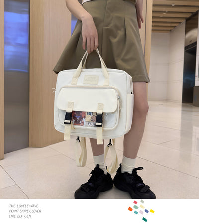 Mochila Tote Ligera Estilo Cute para Adolescentes y Estudiantes Universitarios - Image 18