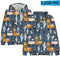 Sudadera con Capucha Estampado Digital 3D Tendencia Actual