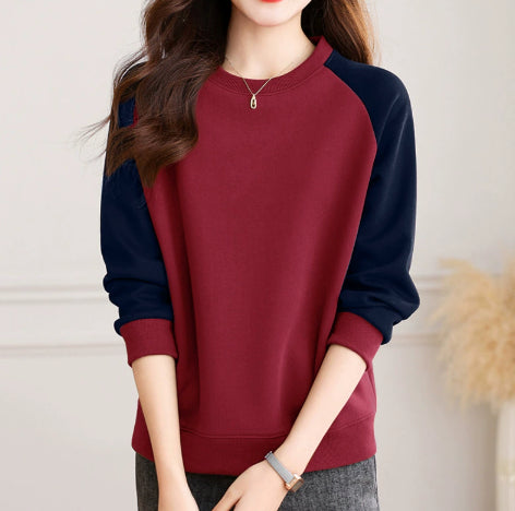 Sudadera Cuello Redondo con Mangas Raglán para Mujer - Image 7