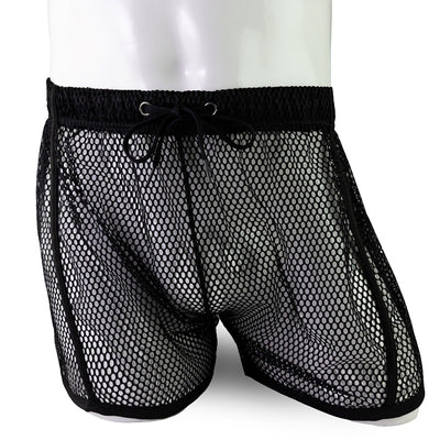Ropa Íntima de Malla Transparente con Detalles Calados - Image 7