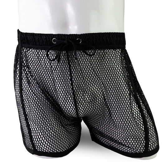 Ropa Íntima de Malla Transparente con Detalles Calados - Image 7