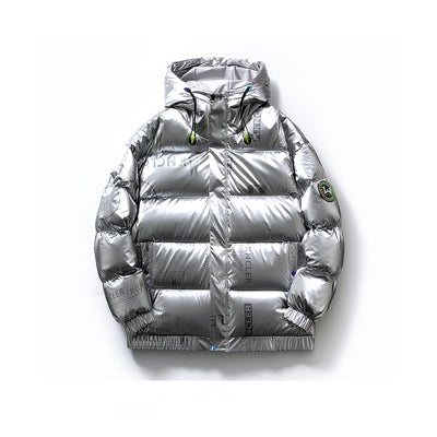Chaqueta de Plumón de Pato con Cuello Alto para Hombre y Mujer - Estilo Hip Hop - Image 15