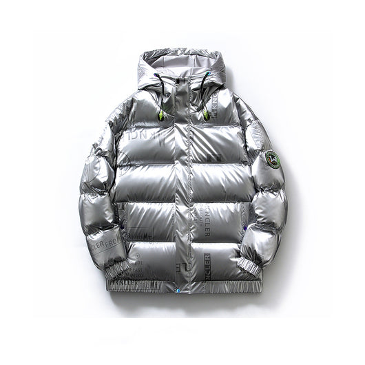 Chaqueta de Plumón de Pato con Cuello Alto para Hombre y Mujer - Estilo Hip Hop - Image 15