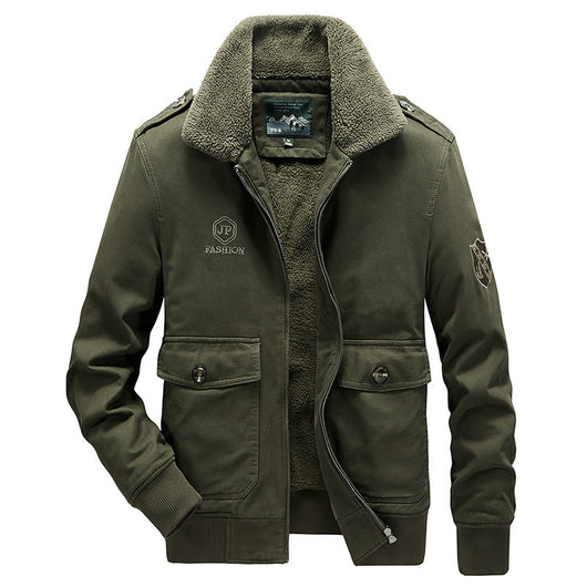 Chaqueta Militar Acolchada de Algodón con Forro Térmico - Image 11