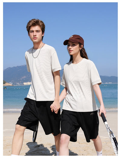 Camiseta Manga Corta Textura Waffle para Hombre - Image 25