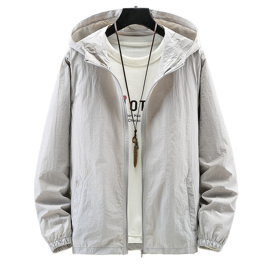 Chaqueta Cortaviento Deportiva con Protección UV para Hombre