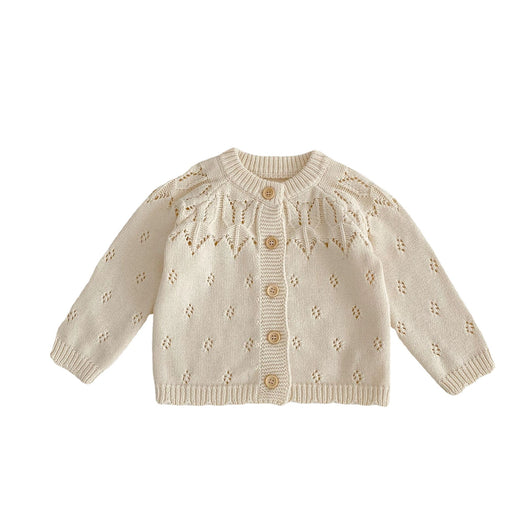 Chaqueta Tejida Calada para Niños - Diseño Versátil y Fresco - Image 5