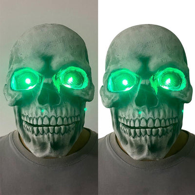 Máscara de Látex Calavera con Boca Móvil para Halloween - Disfraz de Asesino Aterrador - Image 5