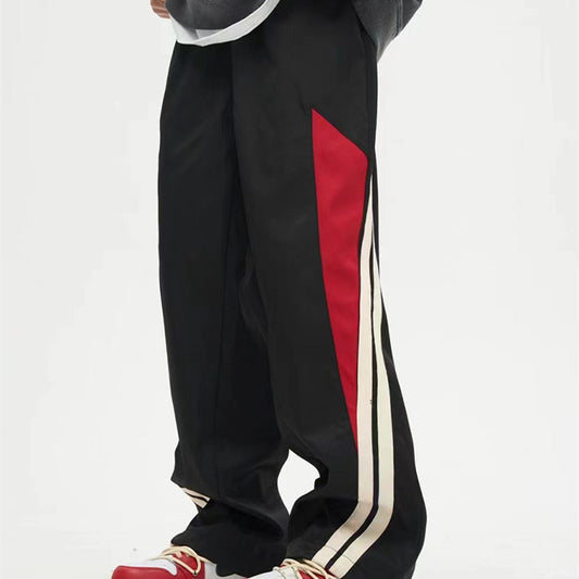 Pantalones Deportivos Retro Estilo Americano para Hombre - Otoño e Invierno