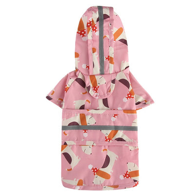 Poncho Reflectante para Perros con Diseño Cartoon y Tracción - Image 6