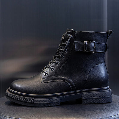 Botas Casuales Forradas en Fleece para Mujer - Botines Cálidos Tipo Tubo - Image 5