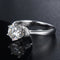 Anel De Casamento Feminino Europeu E Americano Com Diamante Moissanite 5