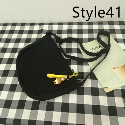 Bolsa Mensajero de Lona para Hombre - Bolso de Hombro Ligero y Versátil - Image 36