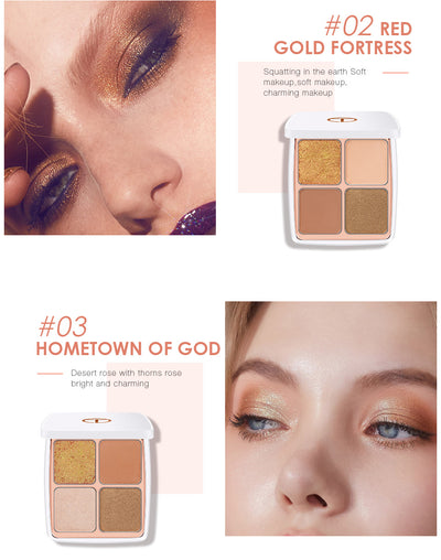 Paleta de Sombras Quad Mate Perlado Innovador - Image 14