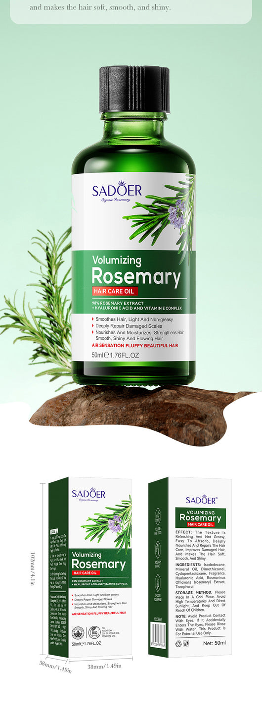 Aceite Esencial Restaurador de Romero para Cabello Seco y Encrespado - Image 13