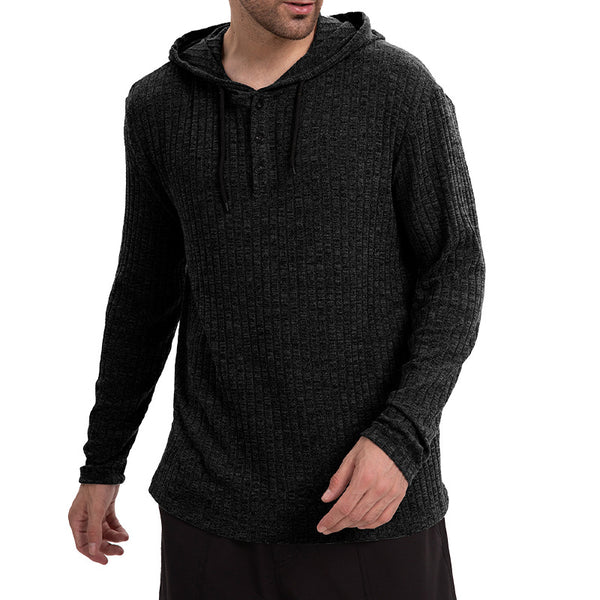 Sudadera con Capucha y Botones - Comodidad Casual para Todos los Días