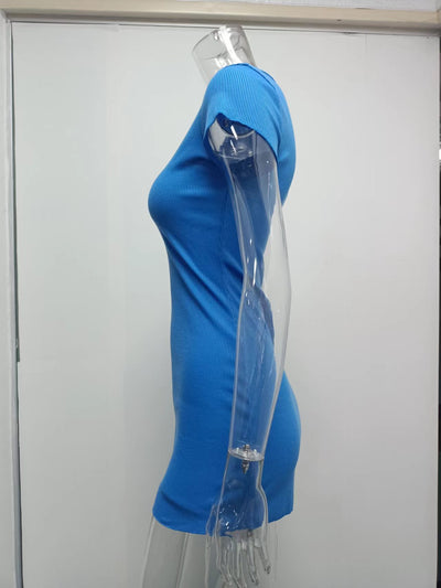 Vestido Corto con Botones de Corte Cadera - Estilo Europeo y Americano - Image 38