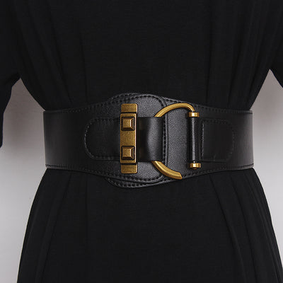 Cinturón Elástico Ancho para Mujer - Decorativo Versátil para Vestidos, Suéteres y Abrigos - Image 4