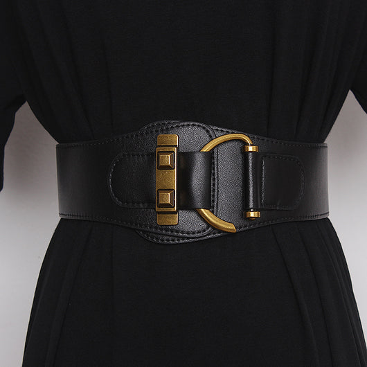Cinturón Elástico Ancho para Mujer - Decorativo Versátil para Vestidos, Suéteres y Abrigos - Image 4