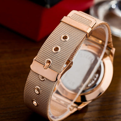 Reloj de Hombre Elegante Minimalista con Malla Metálica Ultra Delgado - Image 8