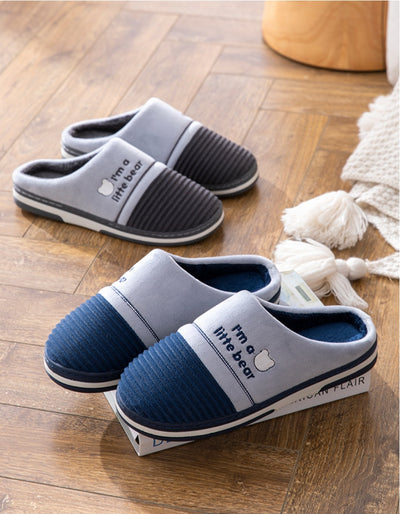 Pantuflas Cálidas para Hombre Talla Grande - Algodón Antideslizante - Image 15