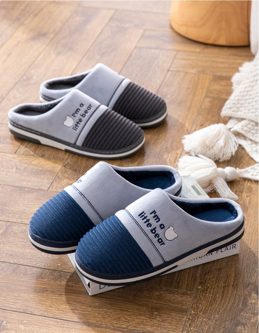Pantuflas Cálidas para Hombre Talla Grande - Algodón Antideslizante - Image 15