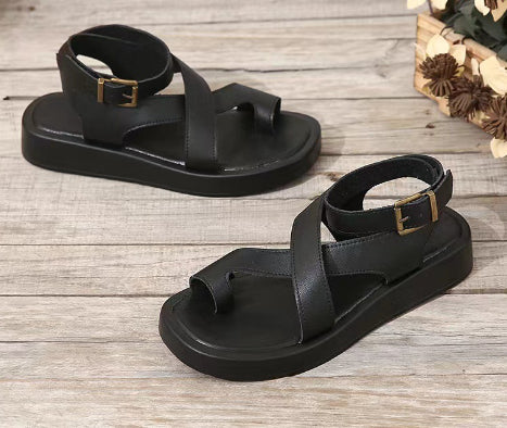 Sandalias Romanas Mujer con Suela Gruesa y Tacón Alto - Image 6