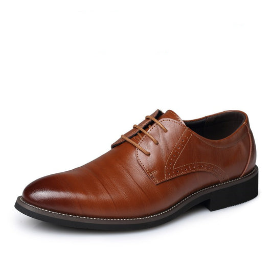 Zapatos de Cuero Formal para Hombre Talla Grande - Image 4