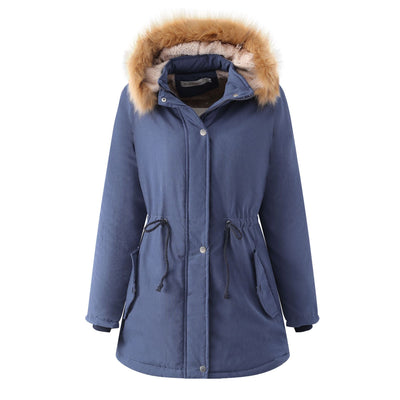 Abrigo de Piel de Cordero Acolchado para Mujer - Image 9