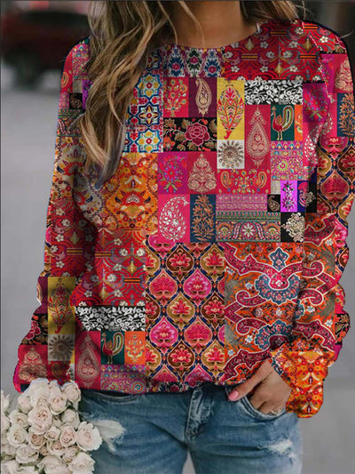 Playera Casual de Cuello Redondo con Estampado para Mujer - Image 6