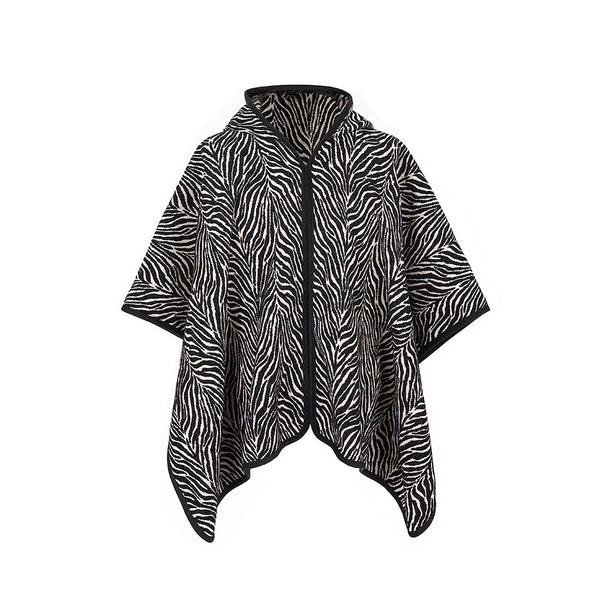 Capa Sudadera Negra con Patrón Moderno - Image 4