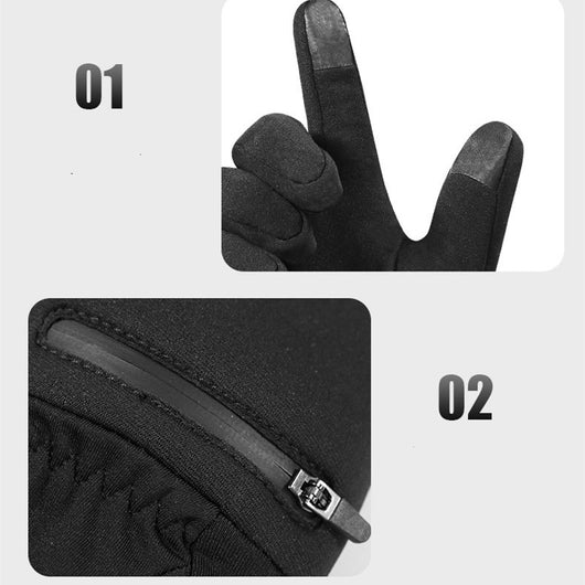 Guantes Térmicos Calefactables para Deportes de Invierno con Pantalla Táctil - Image 6
