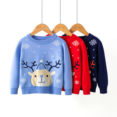 Suéter Navideño con Diseño de Venado y Copos de Nieve - Image 8