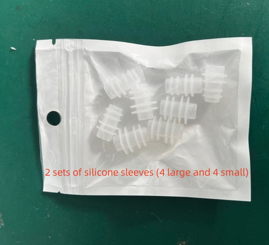 Black intelligent infrared nasal relief device with two translucent nasal probes, shown at an angle. - Image 19