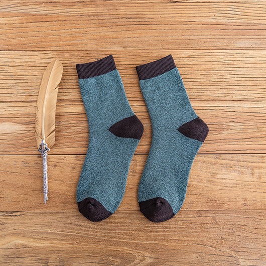 Calcetines Térmicos para Hombre - Algodón Grueso Doble Terry Caña Media - Image 7