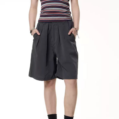 Shorts Retro de Cintura Elástica Unisex - Diseño Versátil y Cómodo - Image 4