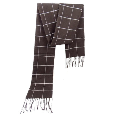 Bufanda Reversible a Cuadros para Hombre - Estilo Versátil - Image 48