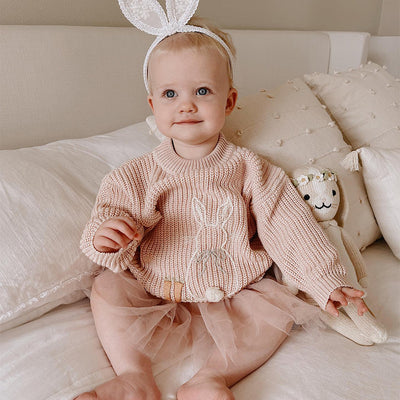 Blusa Infantil de Algodón Puro Estilo INS para Otoño e Invierno - Image 12