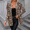 Cardigan Estampado de Leopardo para Mujer - Chaqueta Versátil