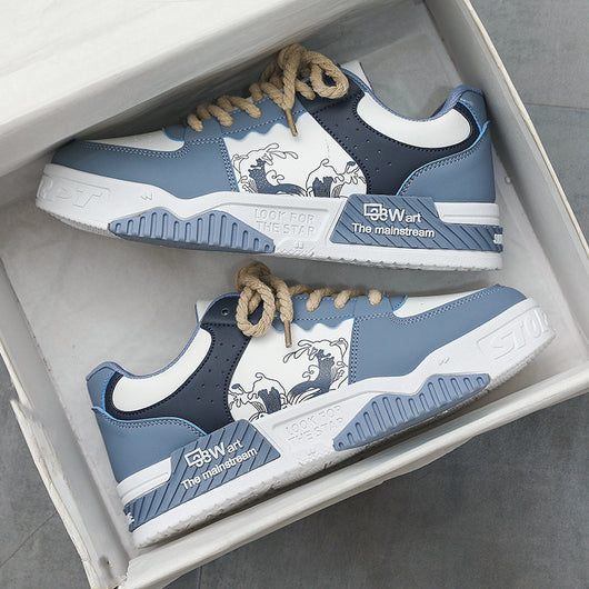 Zapatos Deportivos Casuales de Cuero con Plataforma Elevadora para Hombre - Image 7