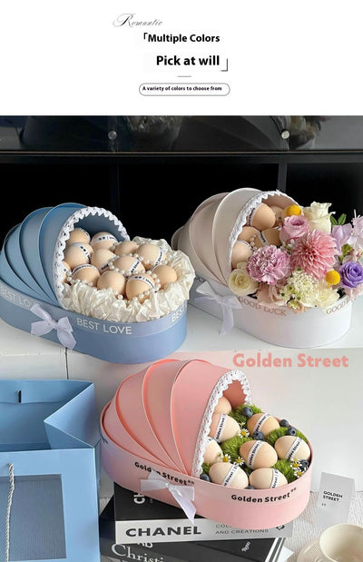 Caja de Embalaje Cradle Flower Box para Huevos - Image 17