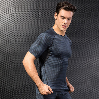 Playera Deportiva Hombre Manga Corta Secado Rápido con Estampado 3D - Image 11