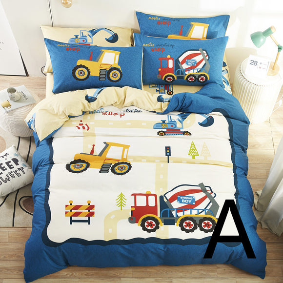 Juego de Cama Infantil con Diseños Animados Divertidos