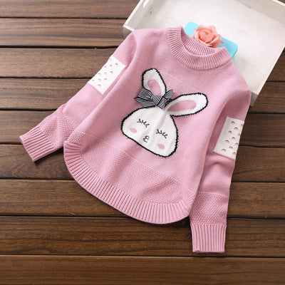 Suéter Tejido Infantil con Cuello Redondo y Estampado de Dibujos - Image 12